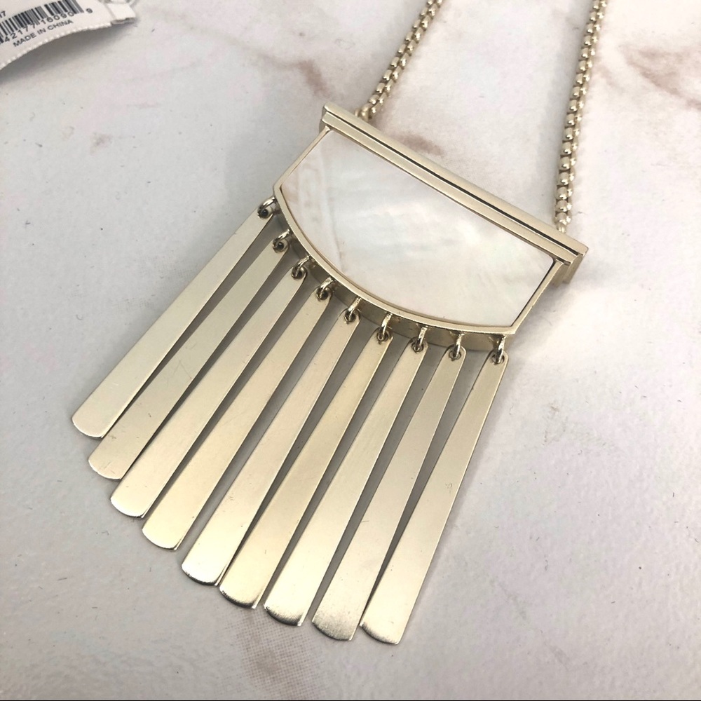 Kendra Scott Ellen Ivory 14k Gold Plated Necklace.